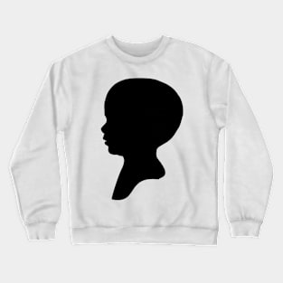Little Boy Silhouette Crewneck Sweatshirt